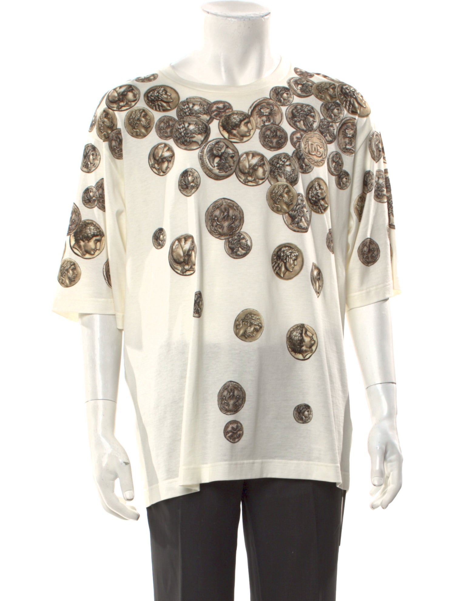 Dolce & Gabbana Printed Crew Neck T-Shirt w/ Tags