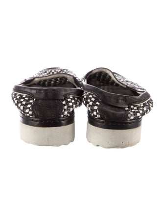 Dolce & Gabbana Leather Patterned Slippers
