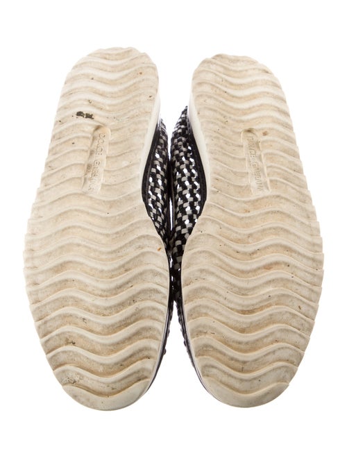 Dolce & Gabbana Leather Patterned Slippers