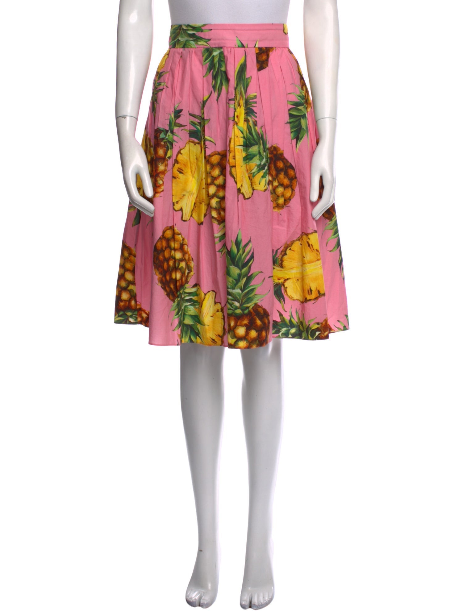 Dolce & Gabbana Printed Knee-Length Skirt