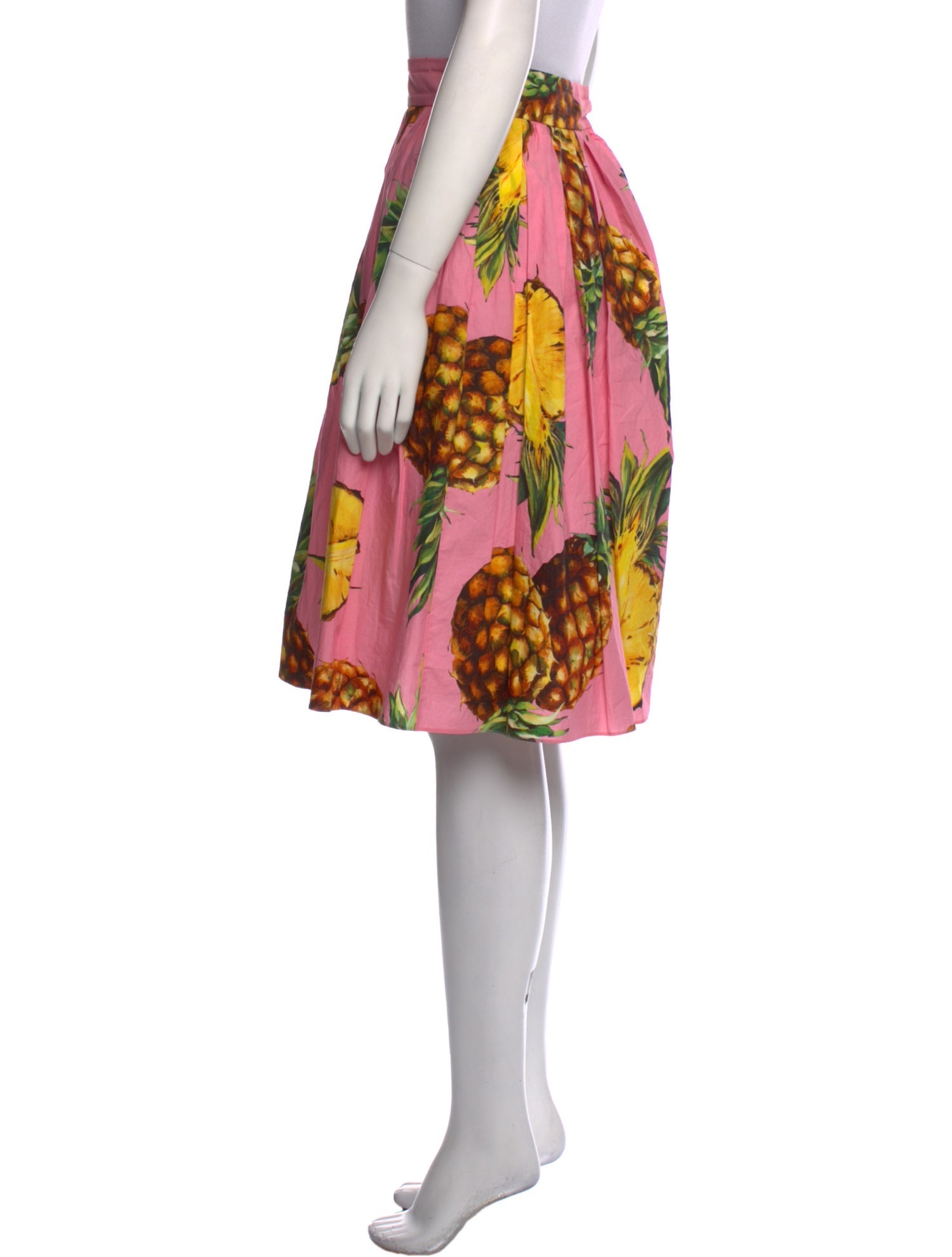 Dolce & Gabbana Printed Knee-Length Skirt