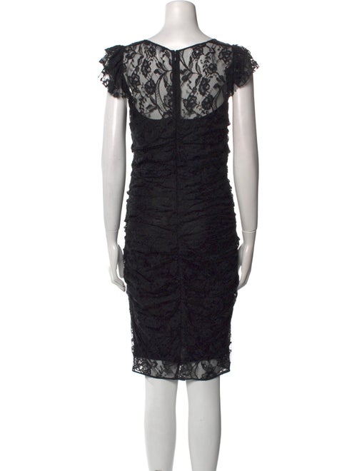 Dolce & Gabbana Scoop Neck Midi Length Dress