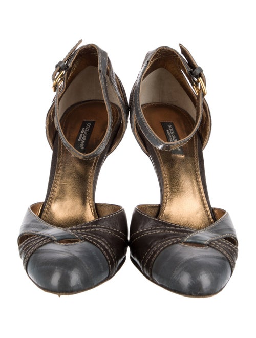 Dolce & Gabbana Leather D'Orsay Pumps