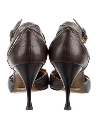 Dolce & Gabbana Leather D'Orsay Pumps
