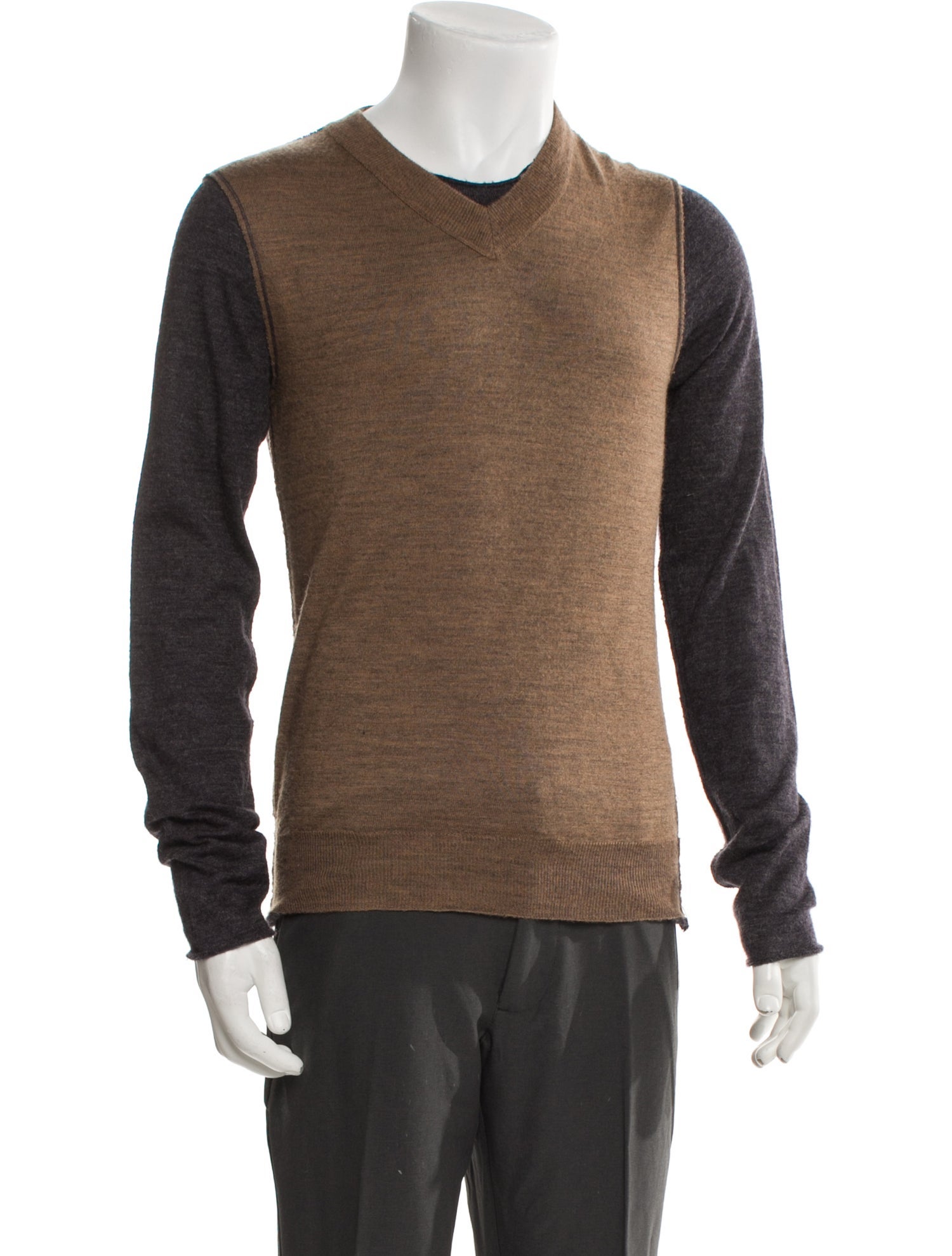 Dolce & Gabbana V-Neck Long Sleeve Pullover
