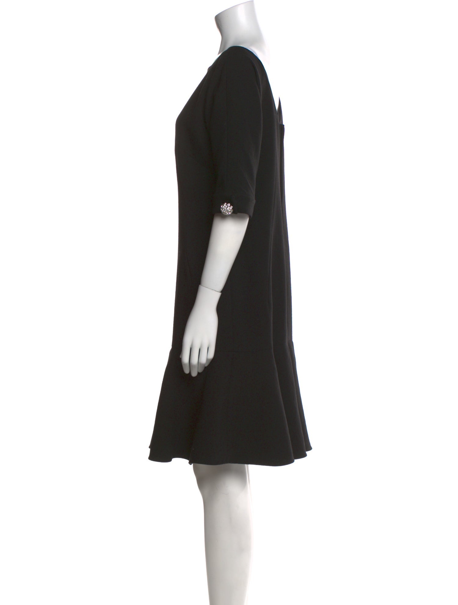 Dolce & Gabbana Virgin Wool Knee-Length Dress