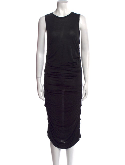 Dolce & Gabbana Crew Neck Long Dress