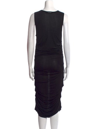 Dolce & Gabbana Crew Neck Long Dress