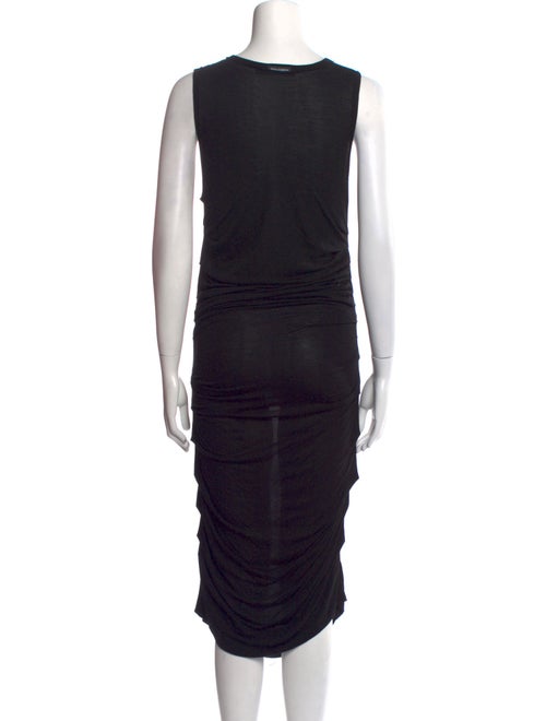 Dolce & Gabbana Crew Neck Long Dress