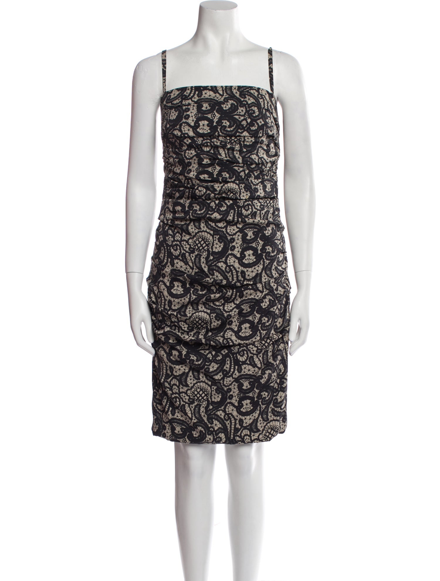 Dolce & Gabbana Silk Knee-Length Dress