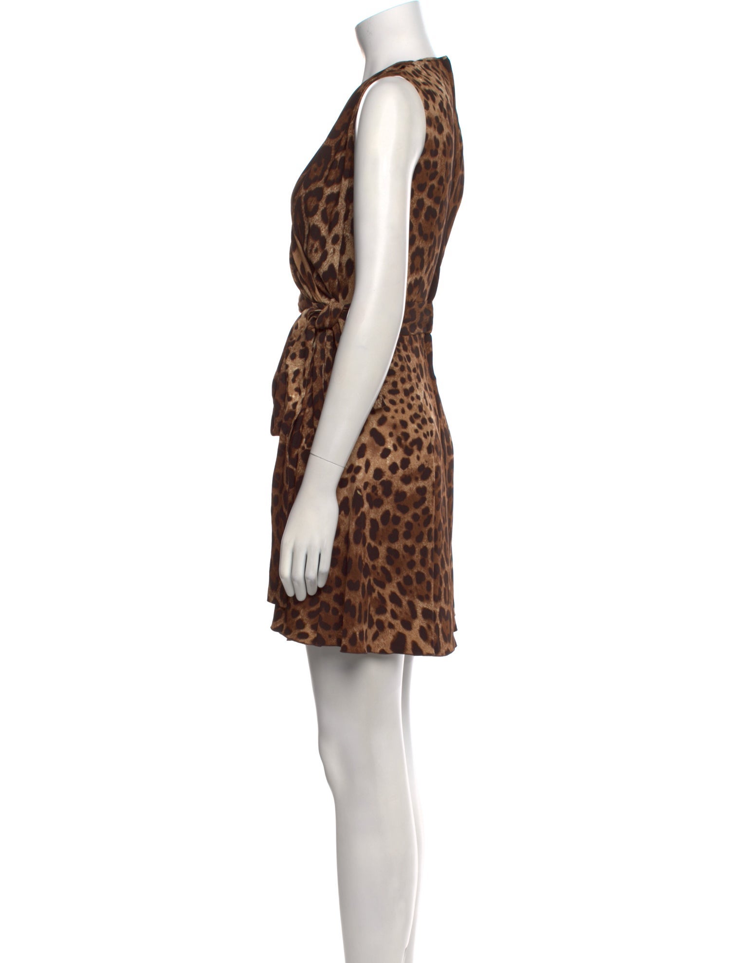 Dolce & Gabbana Animal Print Mini Dress w/ Tags