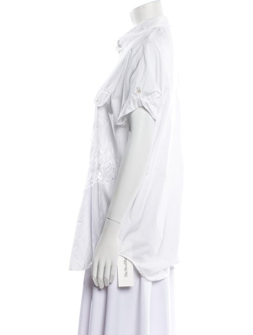 Dolce & Gabbana Short Sleeve Button-Up Top