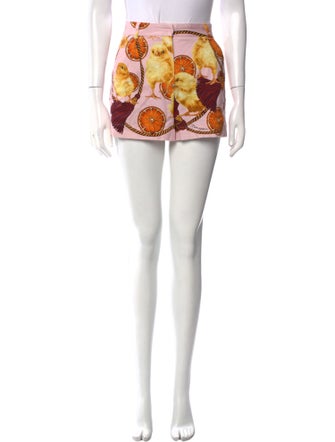 Dolce & Gabbana Printed Mini Shorts