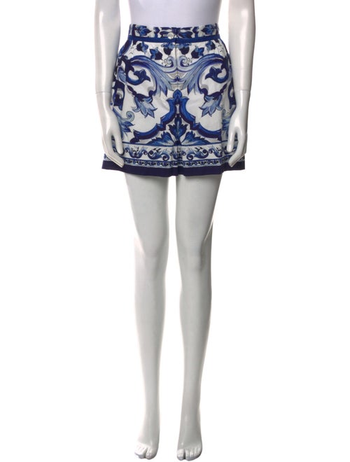 Dolce & Gabbana Printed Mini Shorts