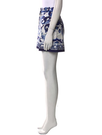 Dolce & Gabbana Printed Mini Shorts