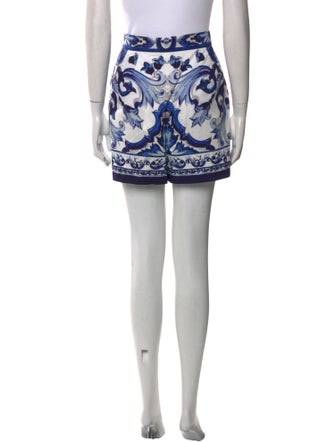 Dolce & Gabbana Printed Mini Shorts