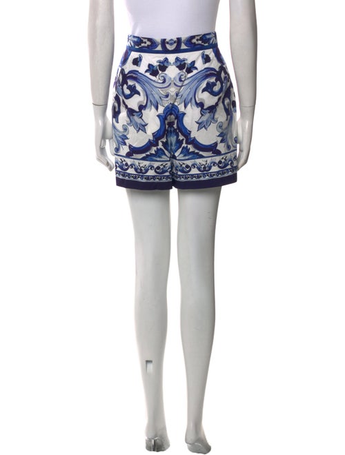 Dolce & Gabbana Printed Mini Shorts