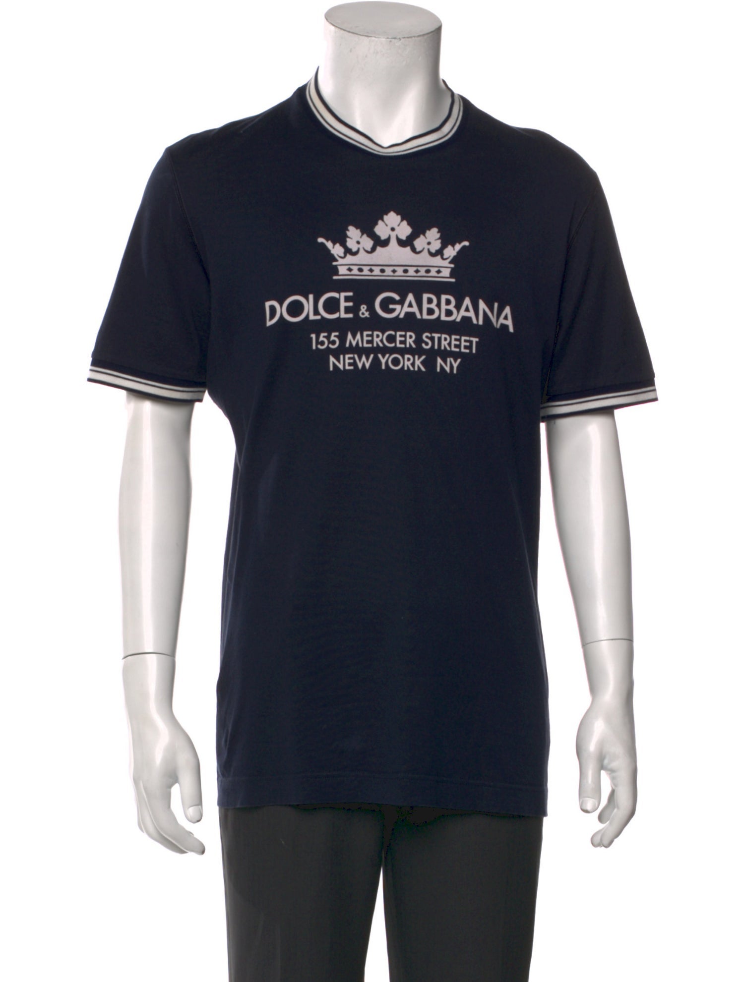 Dolce & Gabbana Graphic Print Crew Neck T-Shirt