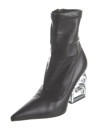 Dolce & Gabbana Leather Sock Boots
