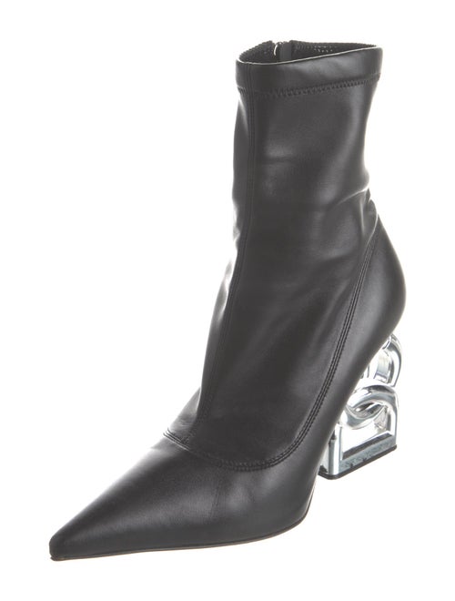 Dolce & Gabbana Leather Sock Boots