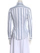 Dolce & Gabbana Striped Long Sleeve Button-Up Top