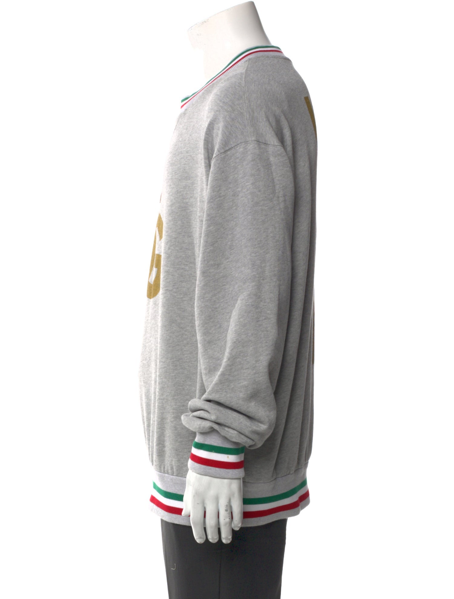 Dolce & Gabbana Striped Crew Neck Pullover