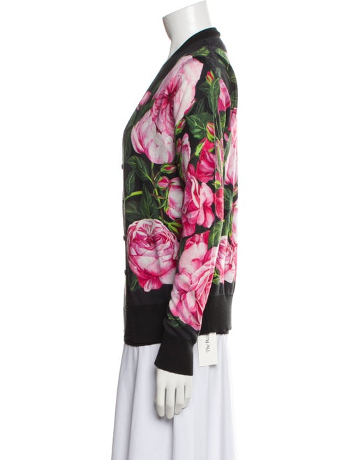 Dolce & Gabbana Cashmere Floral Print Set