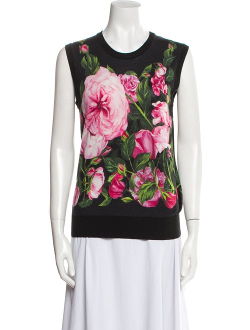 Dolce & Gabbana Cashmere Floral Print Set