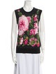 Dolce & Gabbana Cashmere Floral Print Set