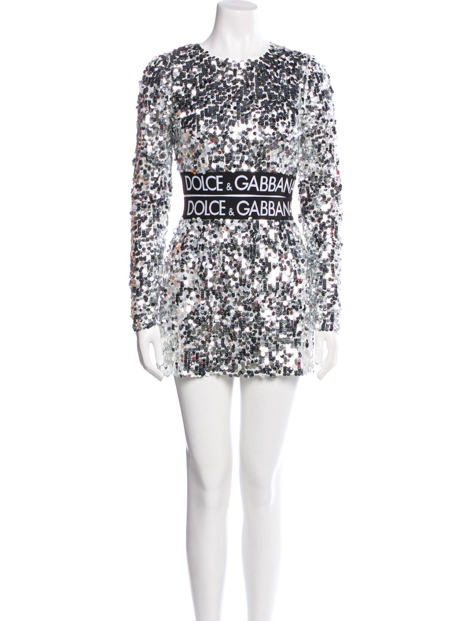 Dolce & Gabbana Sequin Sequin Embellishments Skirt Set