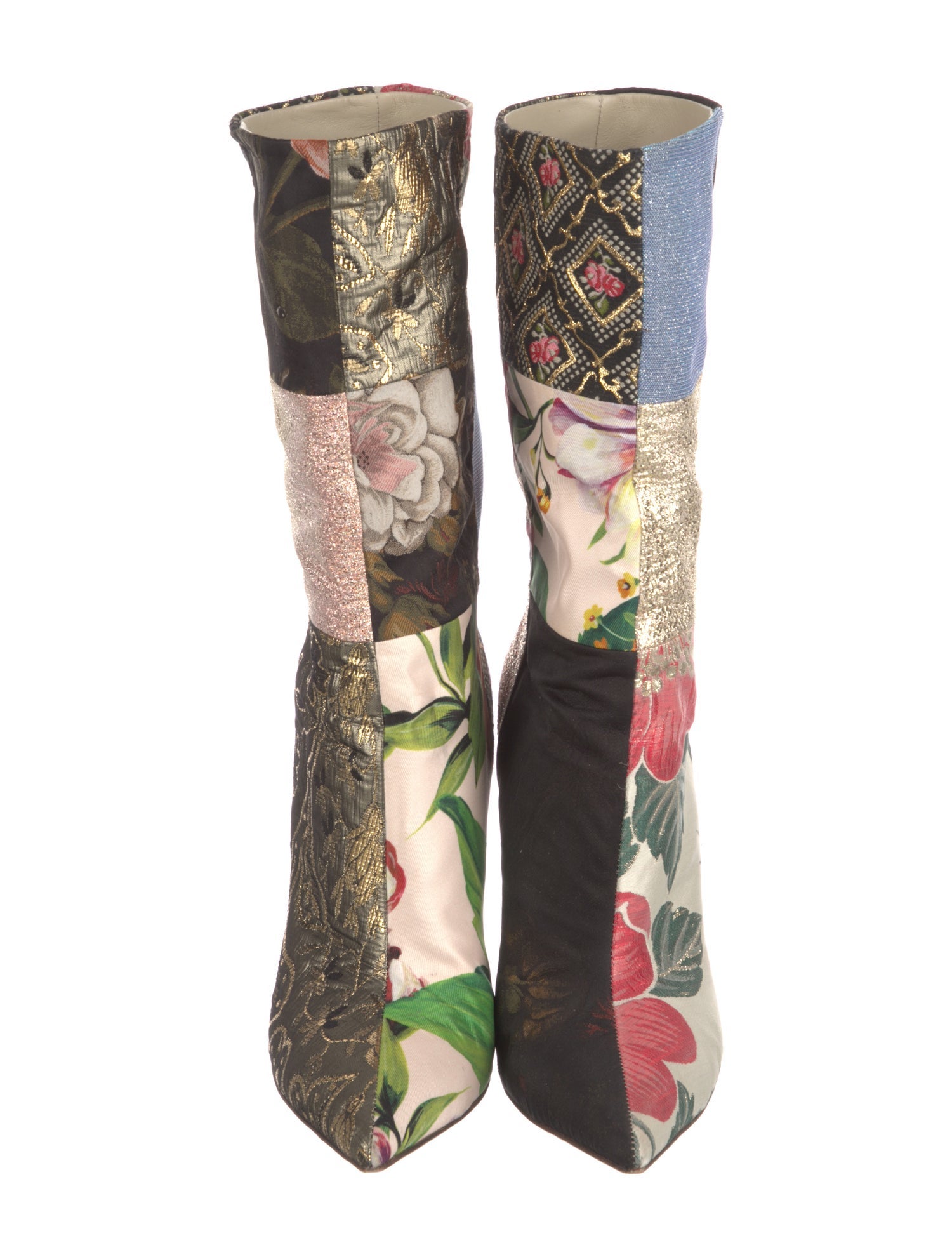 Dolce & Gabbana Floral Print Boots