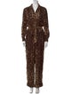 Dolce & Gabbana Silk Animal Print Jumpsuit