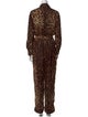 Dolce & Gabbana Silk Animal Print Jumpsuit