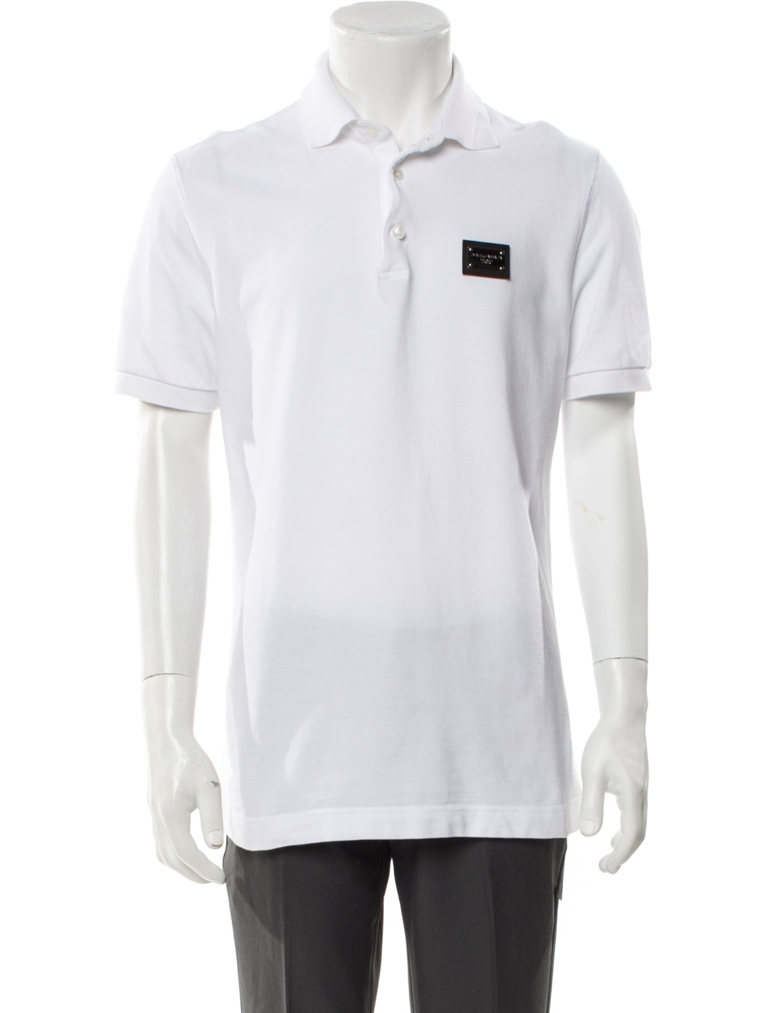 Dolce & Gabbana Crew Neck Short Sleeve Polo Shirt