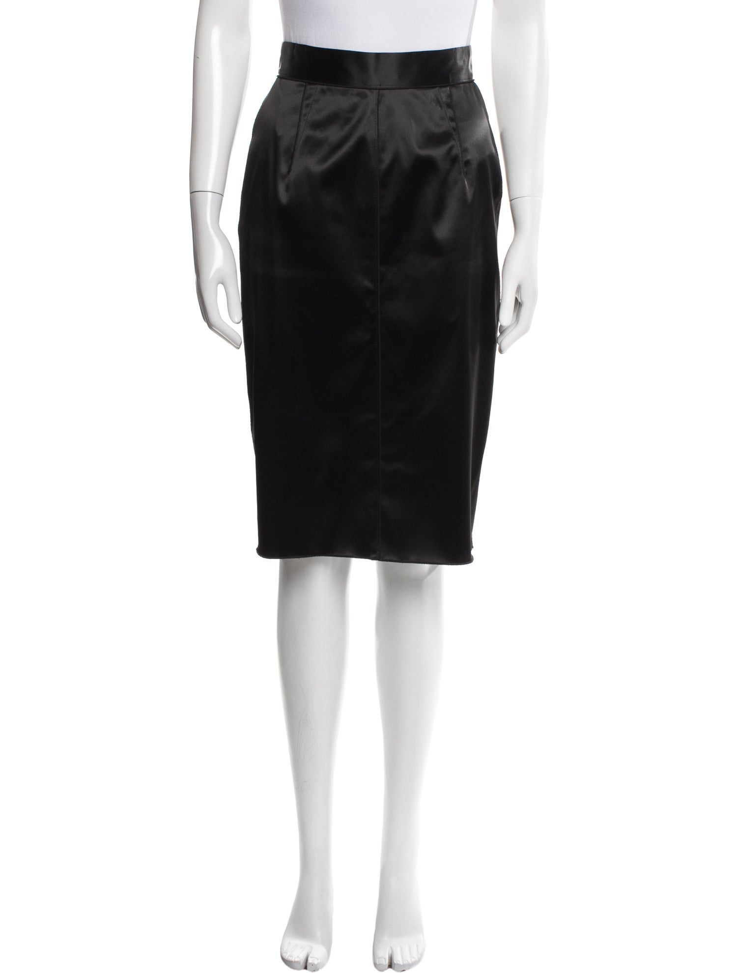 Dolce & Gabbana Silk Knee-Length Skirt