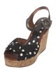Dolce & Gabbana Polka Dot Print Slingback Sandals