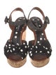 Dolce & Gabbana Polka Dot Print Slingback Sandals