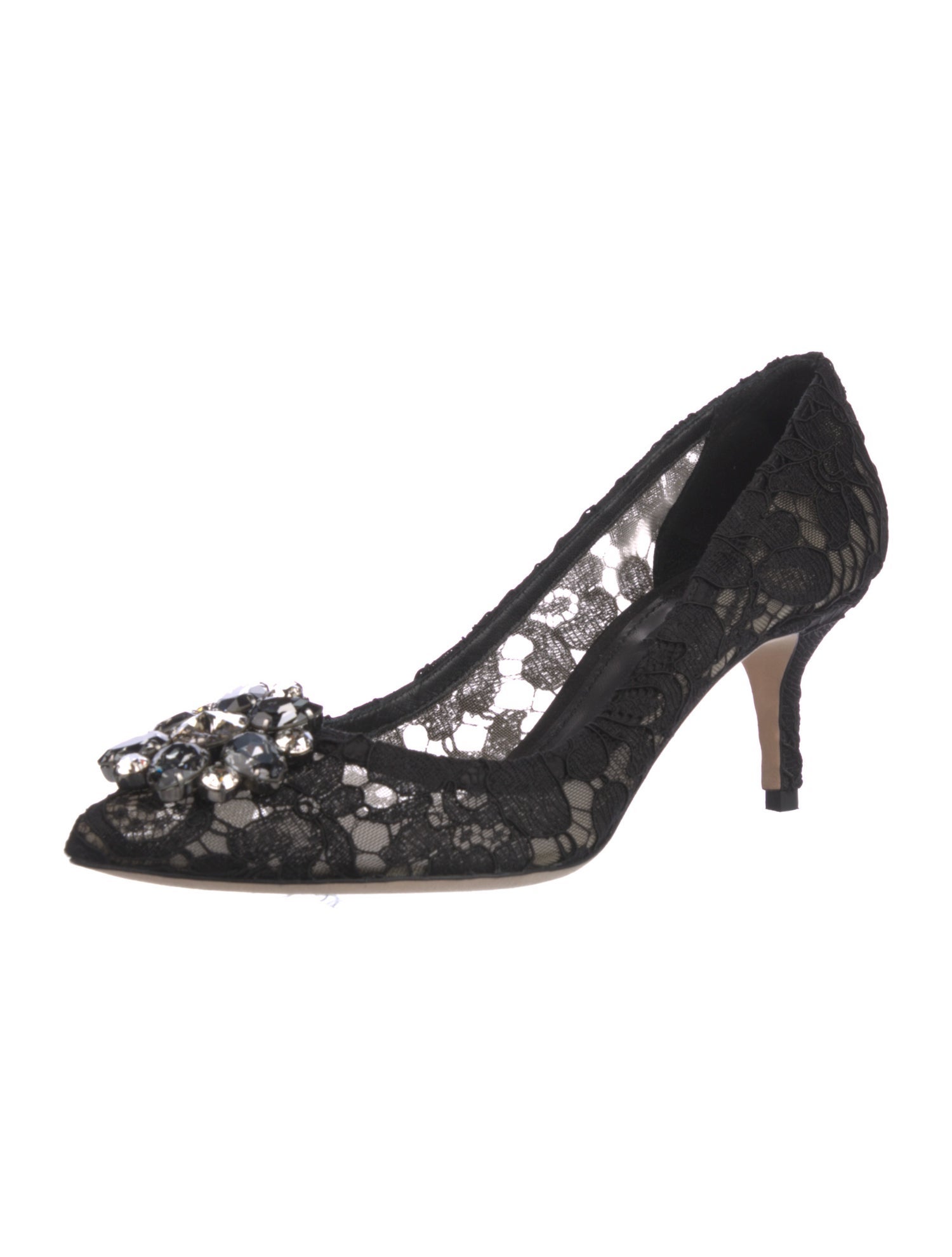 Dolce & Gabbana Lace Lace Pattern Pumps