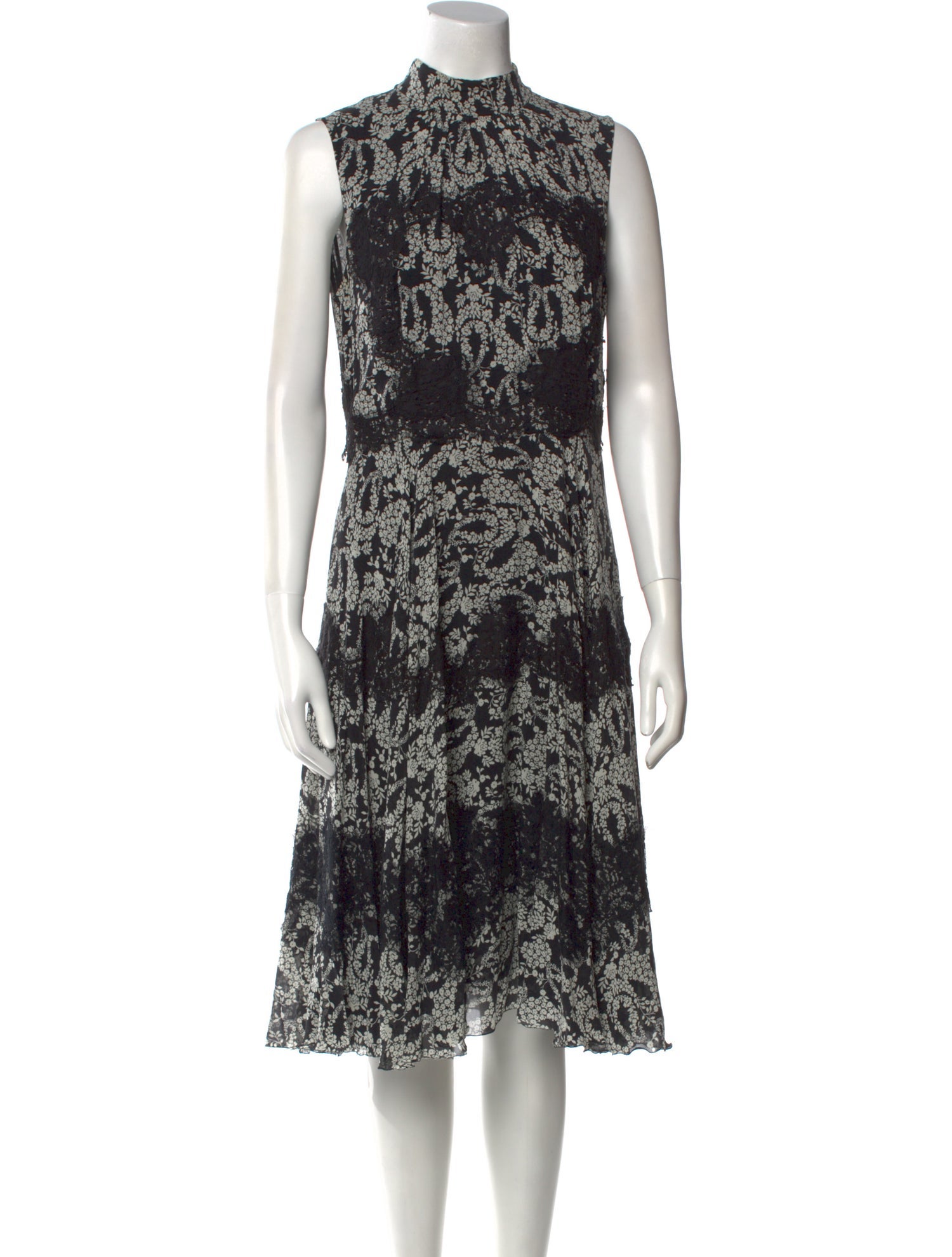 Dolce & Gabbana Silk Midi Length Dress