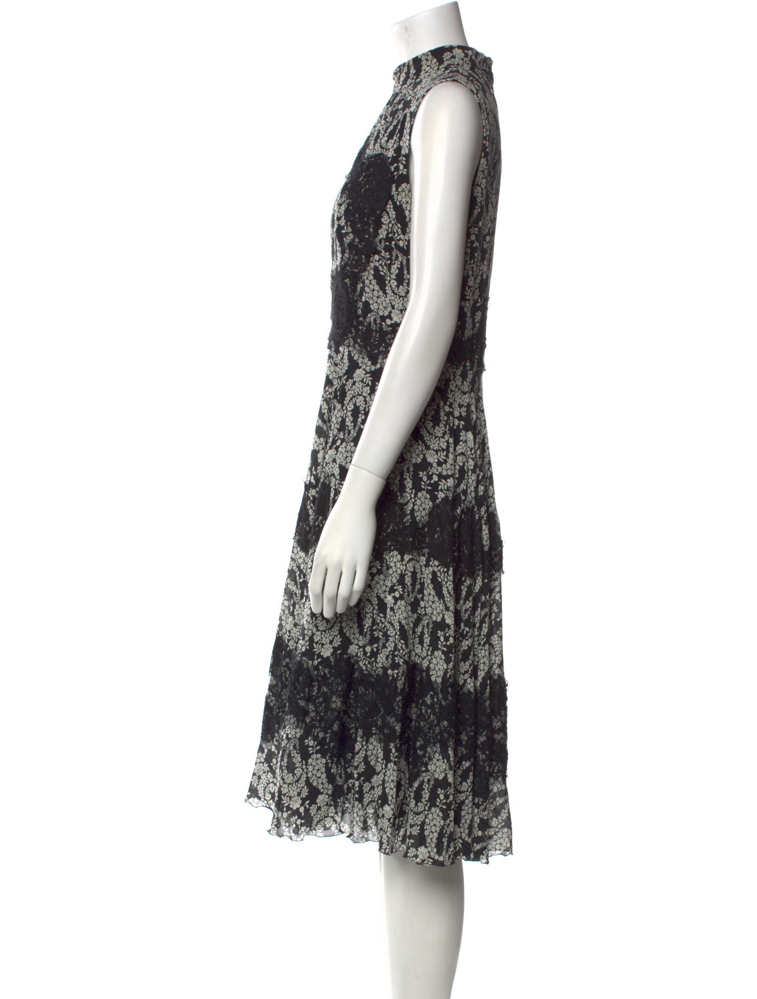 Dolce & Gabbana Silk Midi Length Dress