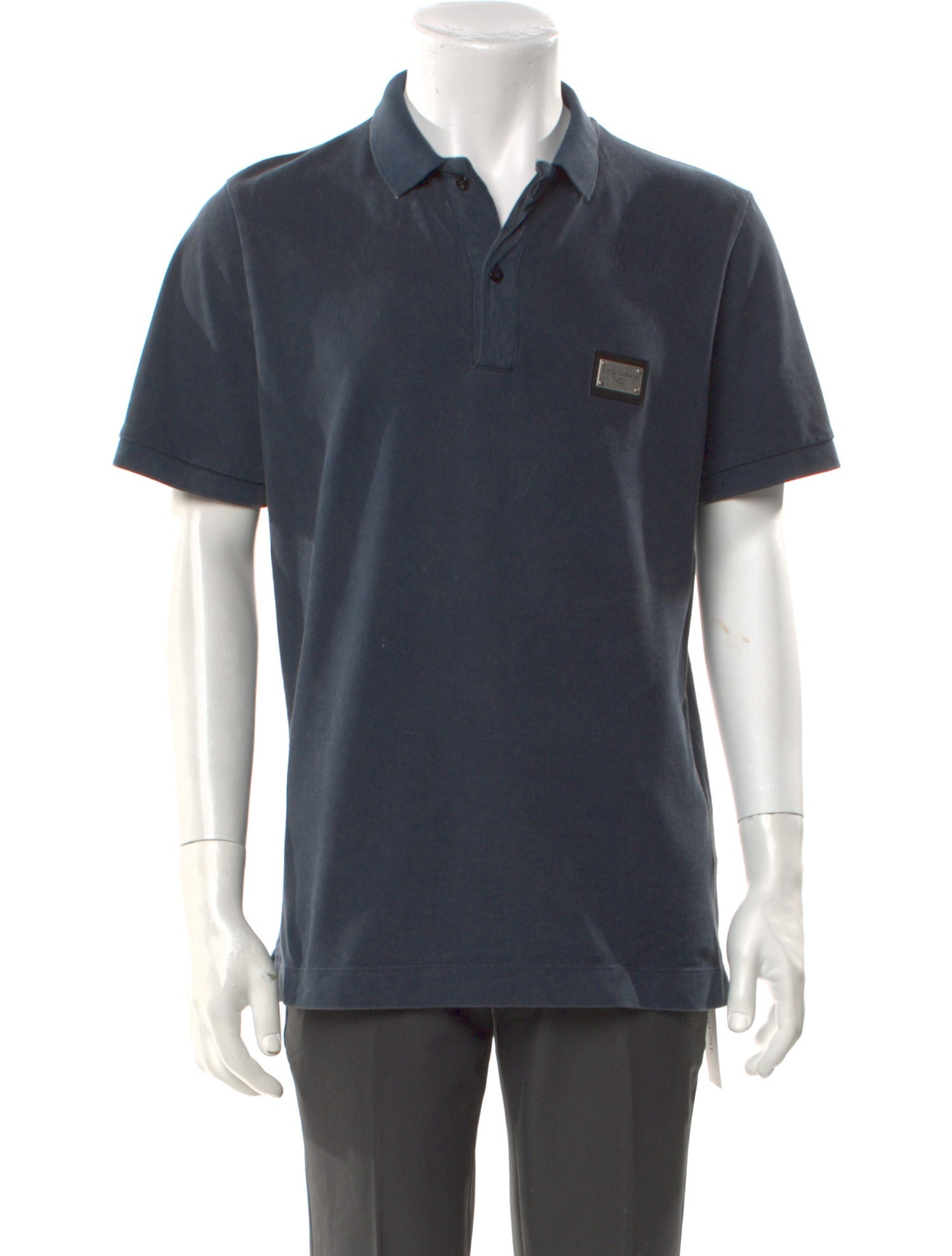 Dolce & Gabbana Collar Short Sleeve Polo Shirt