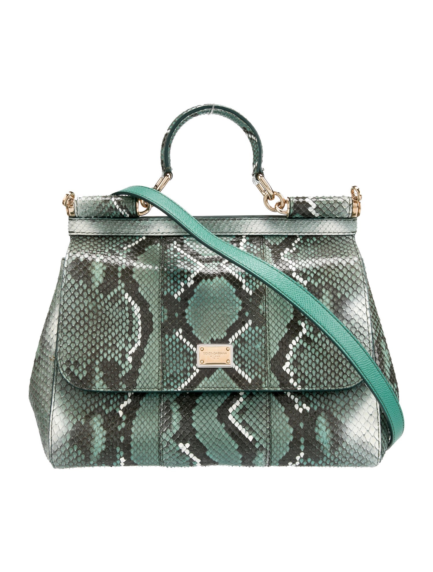 Dolce & Gabbana Snakeskin Miss Sicily Medium