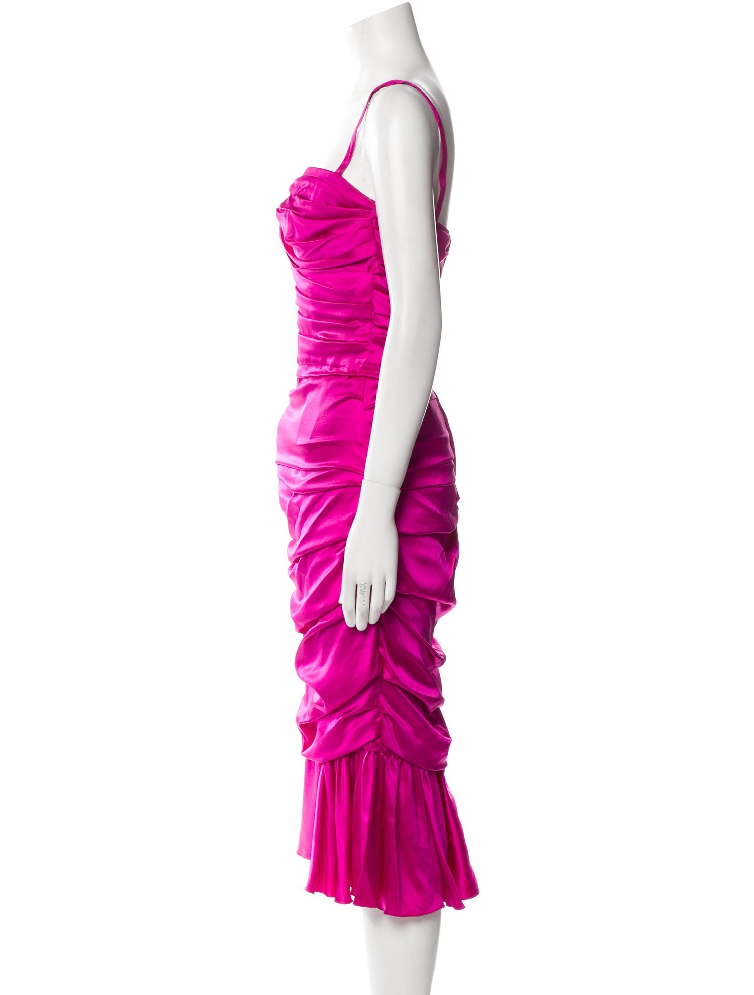 Dolce & Gabbana Silk Knee-Length Dress