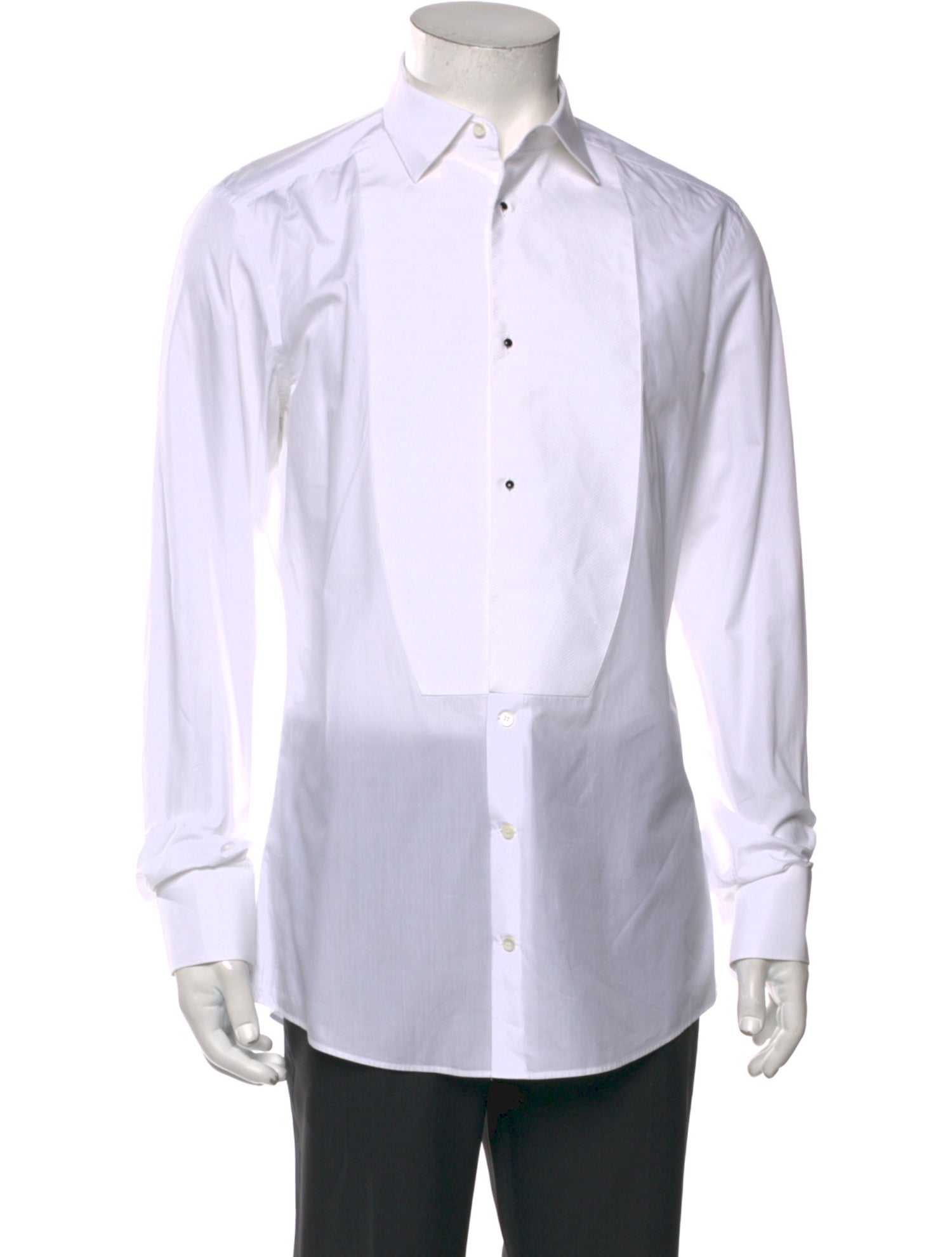 Dolce & Gabbana Long Sleeve Tuxedo Shirt