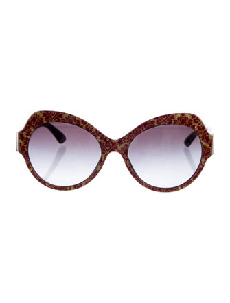 Dolce & Gabbana Oversize Gradient Sunglasses