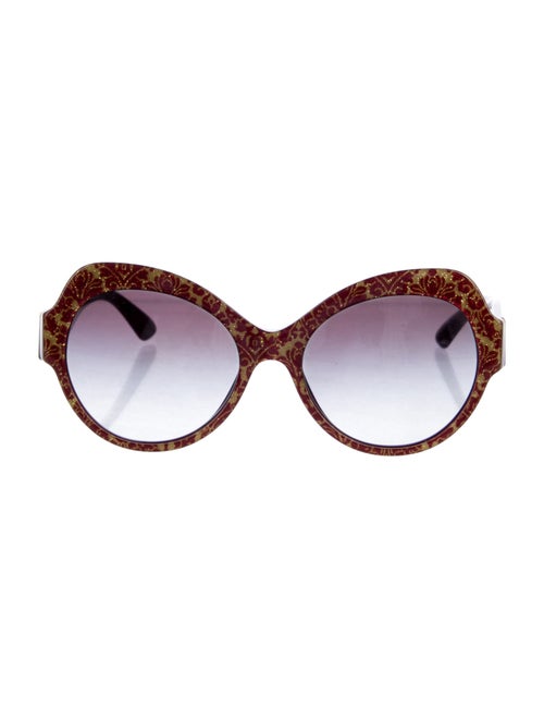 Dolce & Gabbana Oversize Gradient Sunglasses