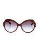 Dolce & Gabbana Oversize Gradient Sunglasses