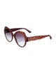 Dolce & Gabbana Oversize Gradient Sunglasses