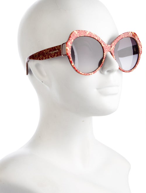 Dolce & Gabbana Oversize Gradient Sunglasses
