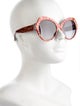 Dolce & Gabbana Oversize Gradient Sunglasses